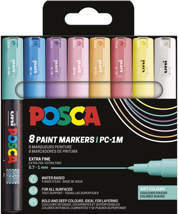 Image du produit Posca Marqueur à pigments (8x)
