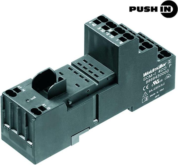 Actual product image Weidmüller Relay socket 10 pc SCM-I 4CO (Relay socket)