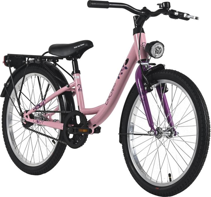 Actual product image Kinderfahrrad 20" Cindy 1 Gang RH 27 cm mit Beleuchtung - Ab 6 Jahre (20")