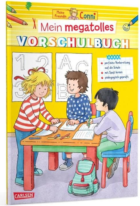 Produktbild Conni Gelbe Reihe (Beschäftigungsbuch): Mein megatolles Vorschulbuch (Deutsch, Hanna Sörensen, Uli Velte, 2023)