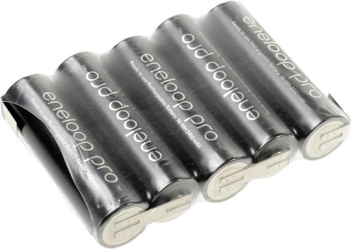 Panasonic Bloc de piles rechargeables 5x Mignon (AA) Soudure en Z (6 V, 2450 mAh)