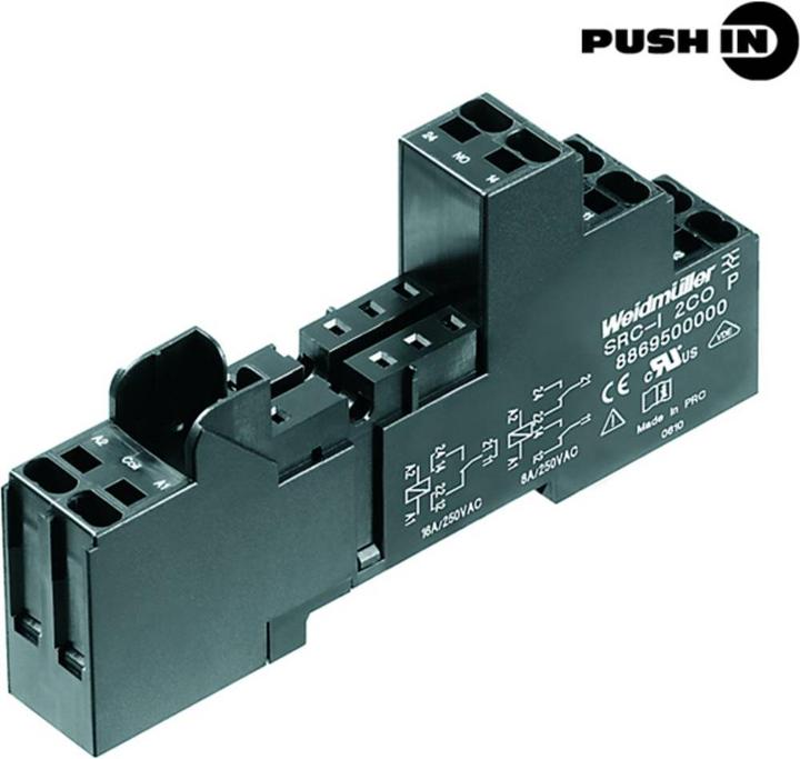 Actual product image Weidmüller Relay base 10 pcs SRC-I 2CO (Relay socket)
