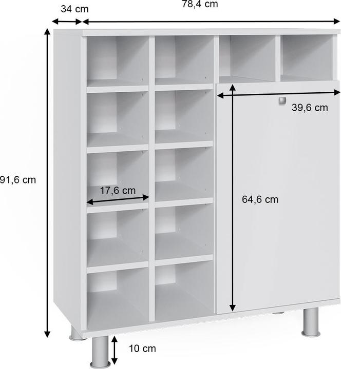 Actual product image Vicco Fynn (78.40 x 34 x 91.60 cm)