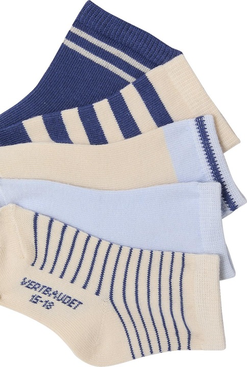Produktbild Vertbaudet 5er-Pack gestreifte Baby Socken BASIC (5er Pack, 18)