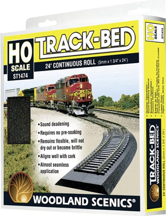 Produktbild Woodland Scenics N Gleisbettung WST1475 (L x B (Spur N)