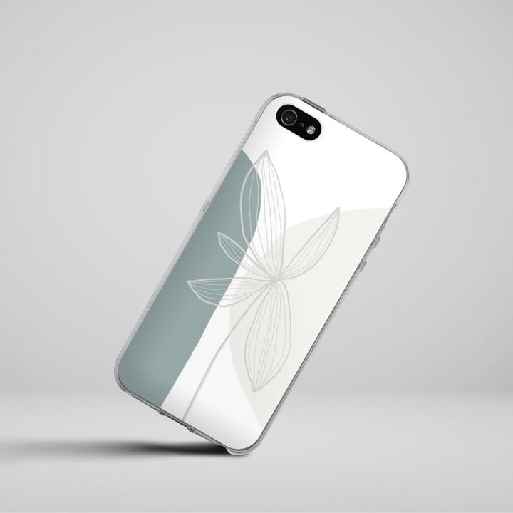 Produktbild DeinDesign Silikon Hülle für Apple iPhone 5 Handyhülle Case Smartphone Schutzhülle Blume Boho Pastell (Apple iPhone 5)