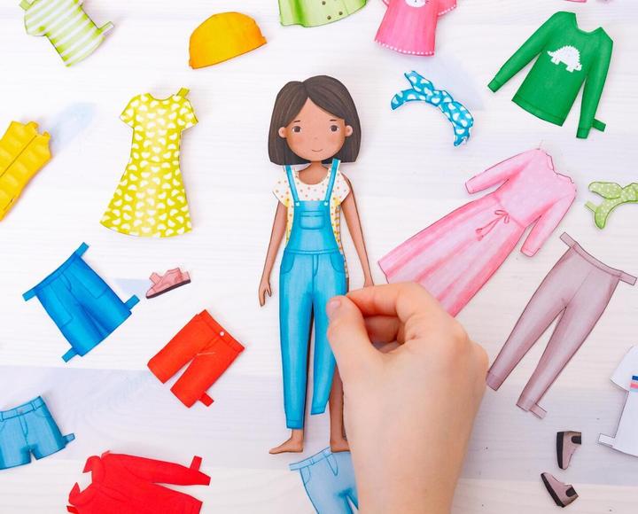 Produktbild Das grosse Anziehpuppen-Buch zum Herausdrücken (Deutsch, Stella Eich, 2023)