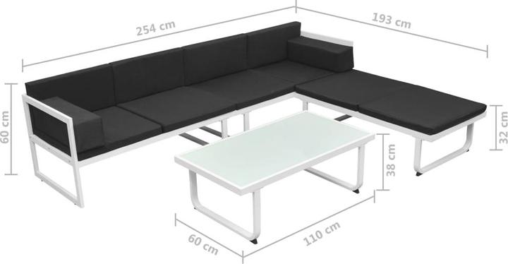 Image du produit vidaXL Gartenmöbel Set