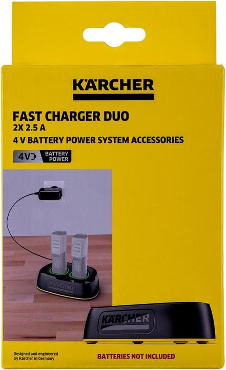 Actual product image Kärcher Duo Battery Power 4V Quick Charger