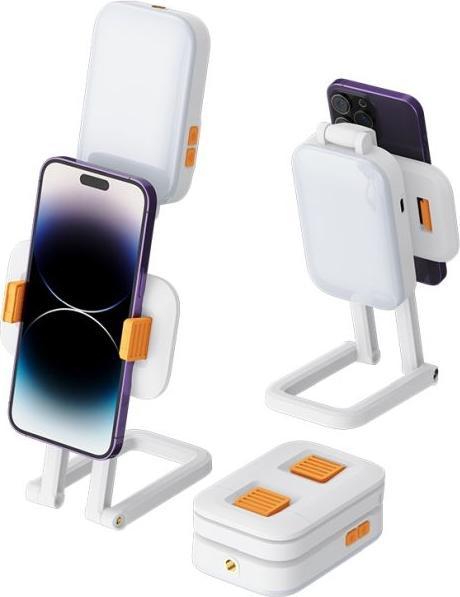 Actual product image Old Shark Foldable RGB selfie light with 82 LEDs (Video light)