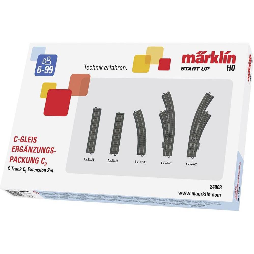 Märklin H0 C-Gleis (mit Bettung) 24903 (Spur H0)