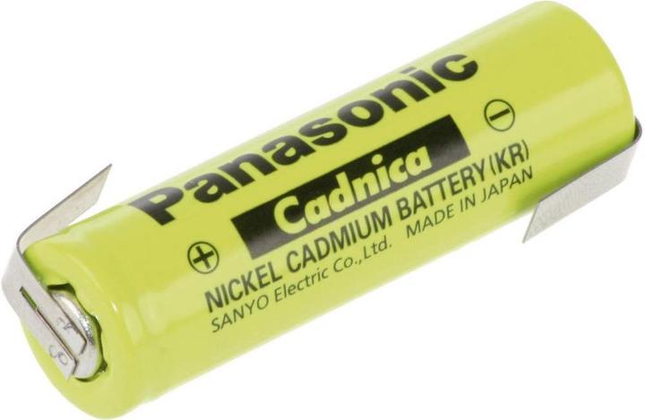 Actual product image Panasonic Special rechargeable battery Mignon (AA) Z-soldering (1 pcs., AA, 600 mAh)