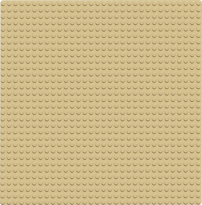 Actual product image LEGO Classic Sand coloured base plate (10699, LEGO Classic)