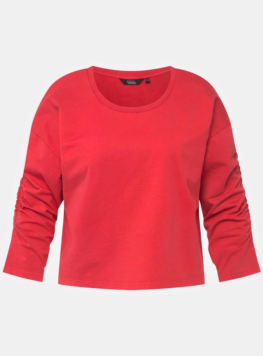 Produktbild Ulla Popken Sweatshirt, kurz, Oversized, Rundhals, 3/4-Arm (54)