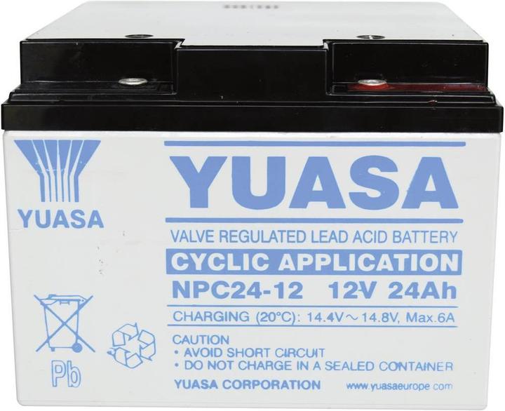 Produktbild Yuasa Bleiakku 12 V 24 Ah NPC24-12 N (12 V, 24000 mAh)