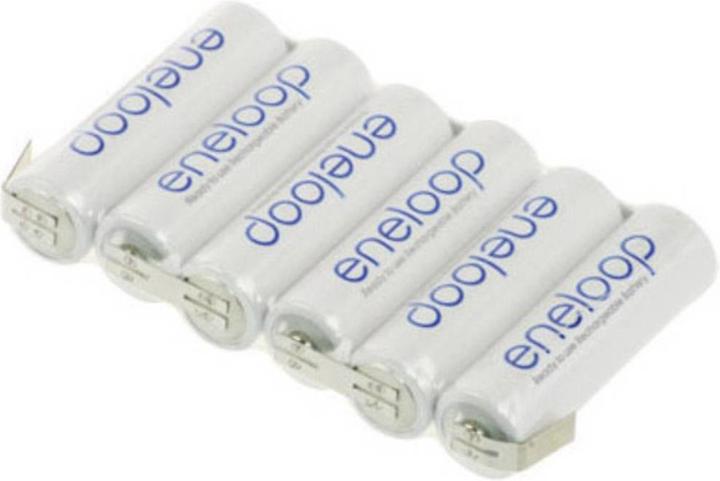 Image du produit Panasonic Pack d'accumulateurs 6x Mignon (AA) Soudure en U (7.20 V, 1900 mAh)