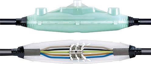 Produktbild HellermannTyton Verbindungsmuffe 5x1,5 bis 5x16 i-2 PUR33-GN-SF