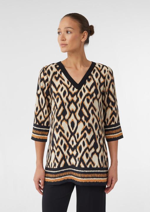 Immagine prodotto Comma Bluse Tunikabluse mit All-over-Print und 3/4-Ärmeln (36)