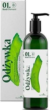 Image du produit Vis Plantis Pharm BASIL ELEMENT Après-shampoing renforçant contre la chute des cheveux avec OCIMUM BASILICUM (300 ml)