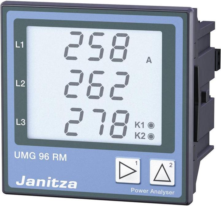 Produktbild Janitza UMG96RM-E 6-Kanal Netzanalysator UMG96RM (CAT III)