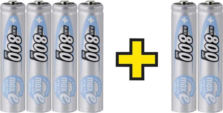 Immagine prodotto Ansmann Batteria micro (AAA) NiMH maxE 4 + (800 mAh)