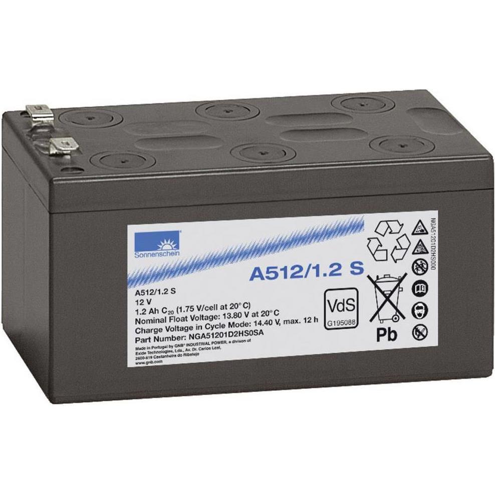 Sonnenschein Bleiakku 12 V 1.2 Ah GNB A512/ (12 V, 1200 mAh)