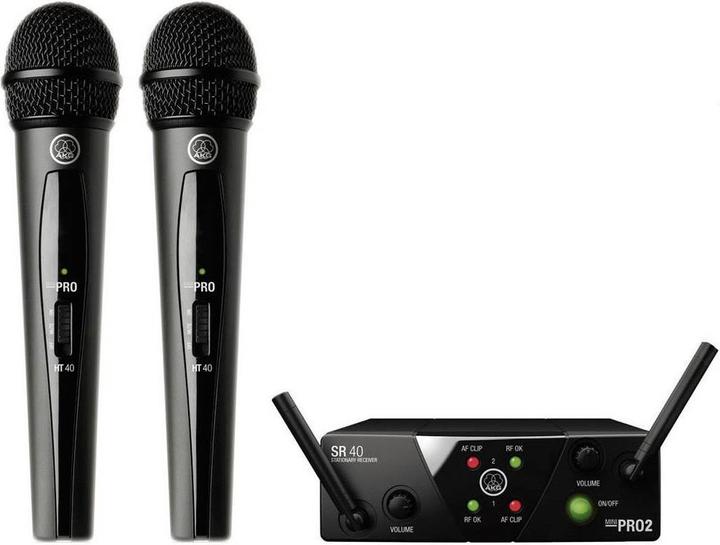 Productafbeelding AKG Draadloze microfoonset WMS40MiniDual