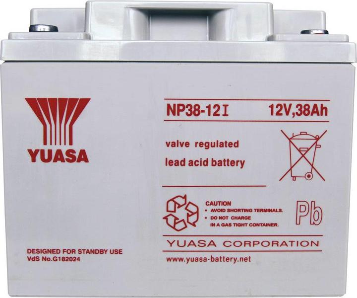Produktbild Yuasa Bleiakku 12 V 38 Ah NP38-12 NP (12 V, 38000 mAh)