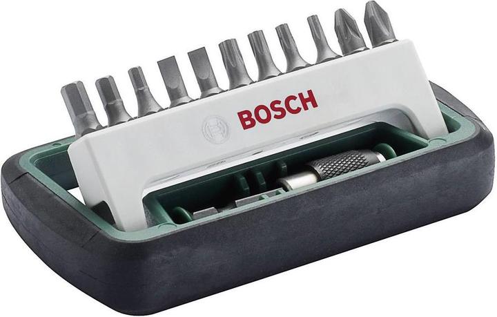 Produktbild Bosch Zubehör 12tlg. Schrauberbit-Set Standard, gemischt (S, PH, PZ, HEX, T) (Innensechskant, Innensechsrund TX)
