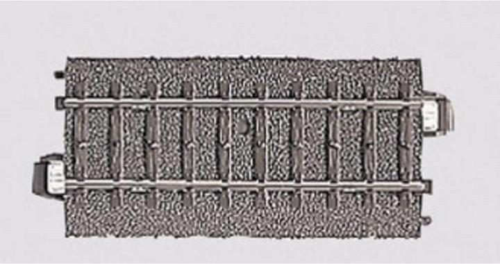 Märklin H0 C-Gleis (mit Bettung) 24077 (Spur H0)