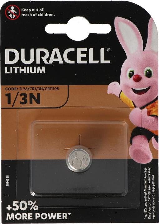 Produktbild Duracell Lithium (1 Stk., CR1/3N, 160 mAh)