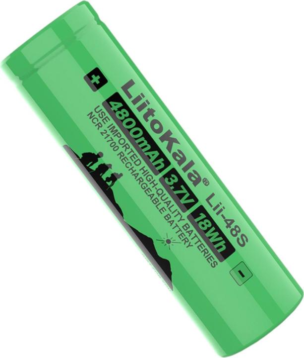 Image du produit Purecrea Batterie Li-Ion 3.7V 4800mAh NCR21700 avec pôle plat (1 pcs, 21700, 4800 mAh, Batterie)