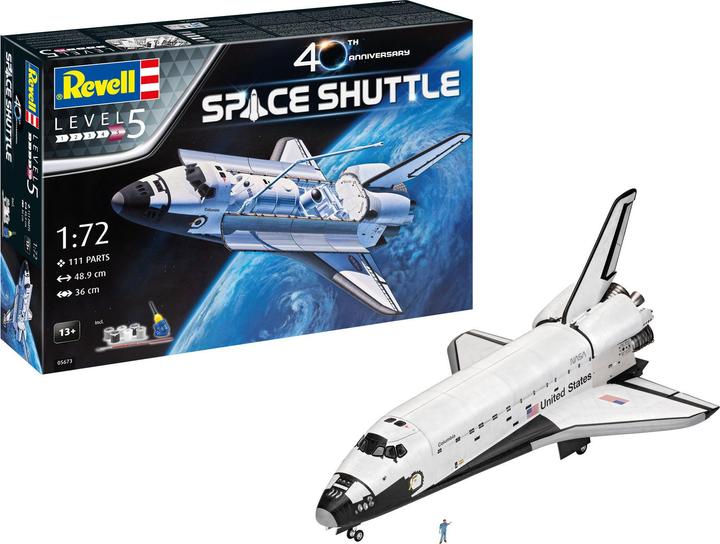Actual product image Revell Gift Set Space Shuttle 40th Anniversary
