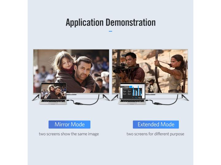 Produktbild Ugreen HDMI auf VGA Adapter Konverter mit Audio (HDMI)