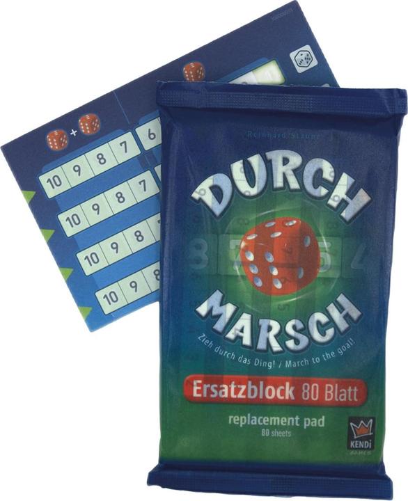 Kendi Games March through replacement block (English, French, German, Italian, 2 - 4 Players)