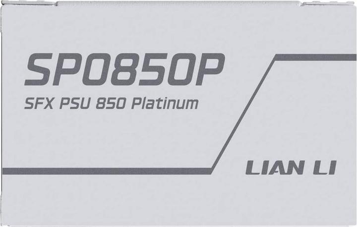 Actual product image Lian-Li SP Series Platinum 80 PLUS Platinum power supply, SFX, fully modular, PCIe 5.1, ATX 3.1 - 850 watts (850 W)