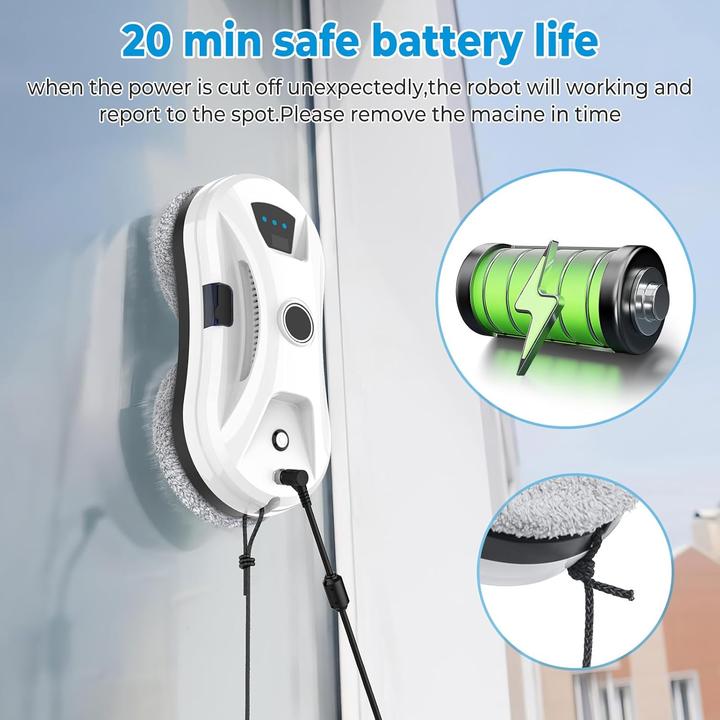 Image du produit EagerMinds Fensterputzroboter mit Automatischer Wassersprühfunktion