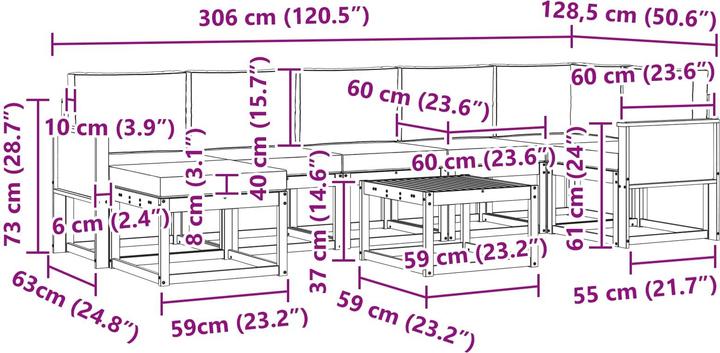 Produktbild vidaXL Sofa Set