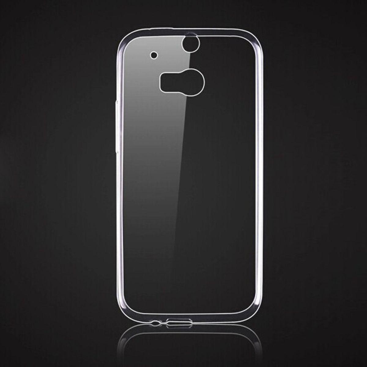 König Design HTC One M8 Hülle Transparent Silikon Case durchsichtige Handyhülle (HTC One M8), Smartphone Hülle, Transpar...