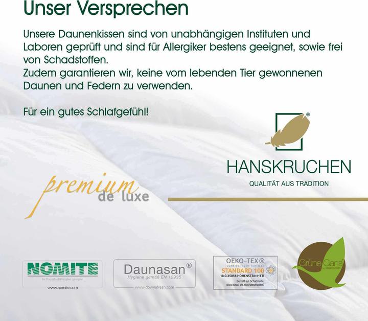 Produktbild Hanskruchen Premium de Luxe (70 x 60 cm)