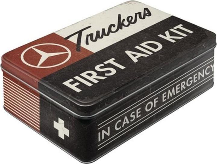 Actual product image Nostalgic-Art Merchandising Nostalgic Art medicine box Daimler Truck red/black/white, width: 23