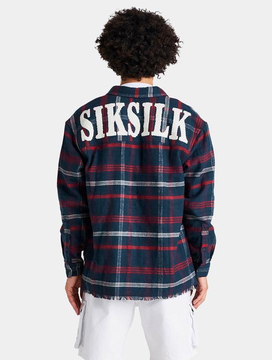 Immagine prodotto Siksilk Sik Silk Towelling Logo Check Longsleeve - 82035 (M)