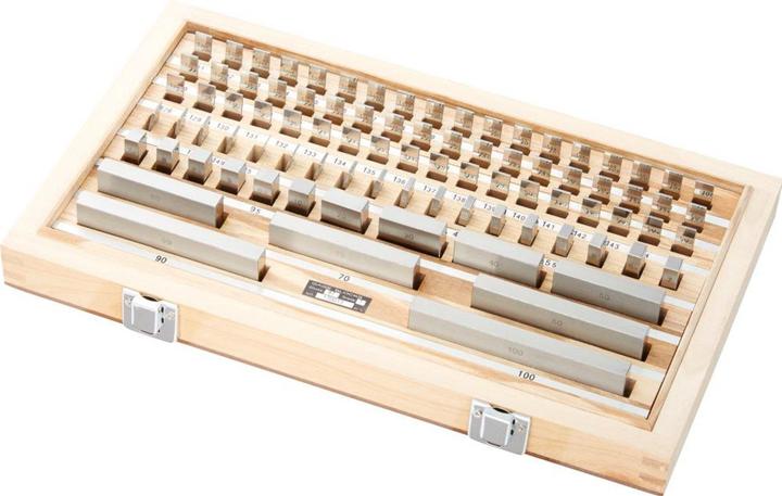 Fortis Parallel Endmasssatz Stahl 87 teilig Toleranzklasse 1