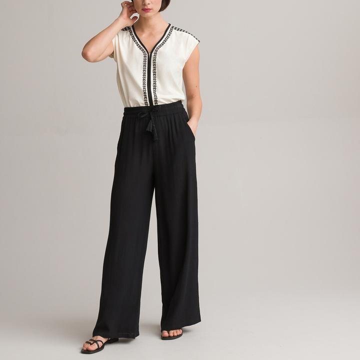 Immagine prodotto Anne Weyburn Maglietta ricamata con scollo a V (46)