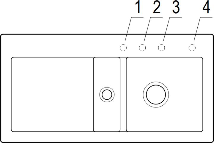 Image du produit Villeroy & Boch Villeroy&Boch Evier, Evier de cuisine Subway 60 Graphite 1000x510mm, Largeur meuble bas 60cm (51 cm, 60 cm)