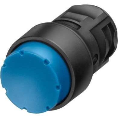 Siemens Pulsante rotondo trasparente da 16 mm in plastica IP65, Pulsante + Interruttore, Trasparente
