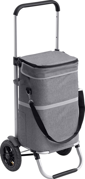 Produktbild Metafranc Einkaufstrolley 45 + 13 L, Luft-Bereifung
