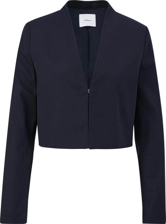 S.Oliver Indoor-Blazer Verkürzte Jacke aus Lyocellmix