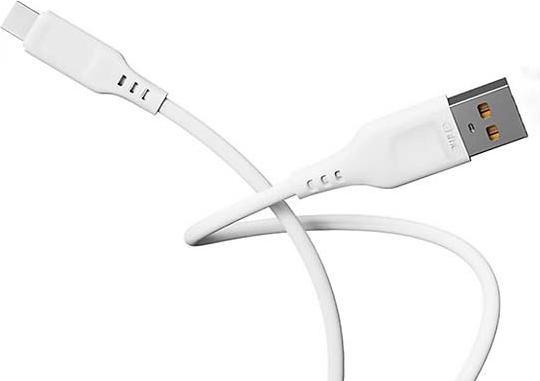 Denmen D01T USB cable USB - USB-C 2 4A 1M White (1 m, USB 3.1)