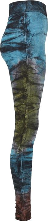 Actual product image Urban Classics Ladies Cotton Tie Dye High Waist Leggings (S)